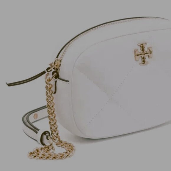 NWT ✅ Tory Burch Kira Diamond Quilt Camera Bag #154715 WARM WHITE✨ NWT, DUST BAG - Picture 8 of 17